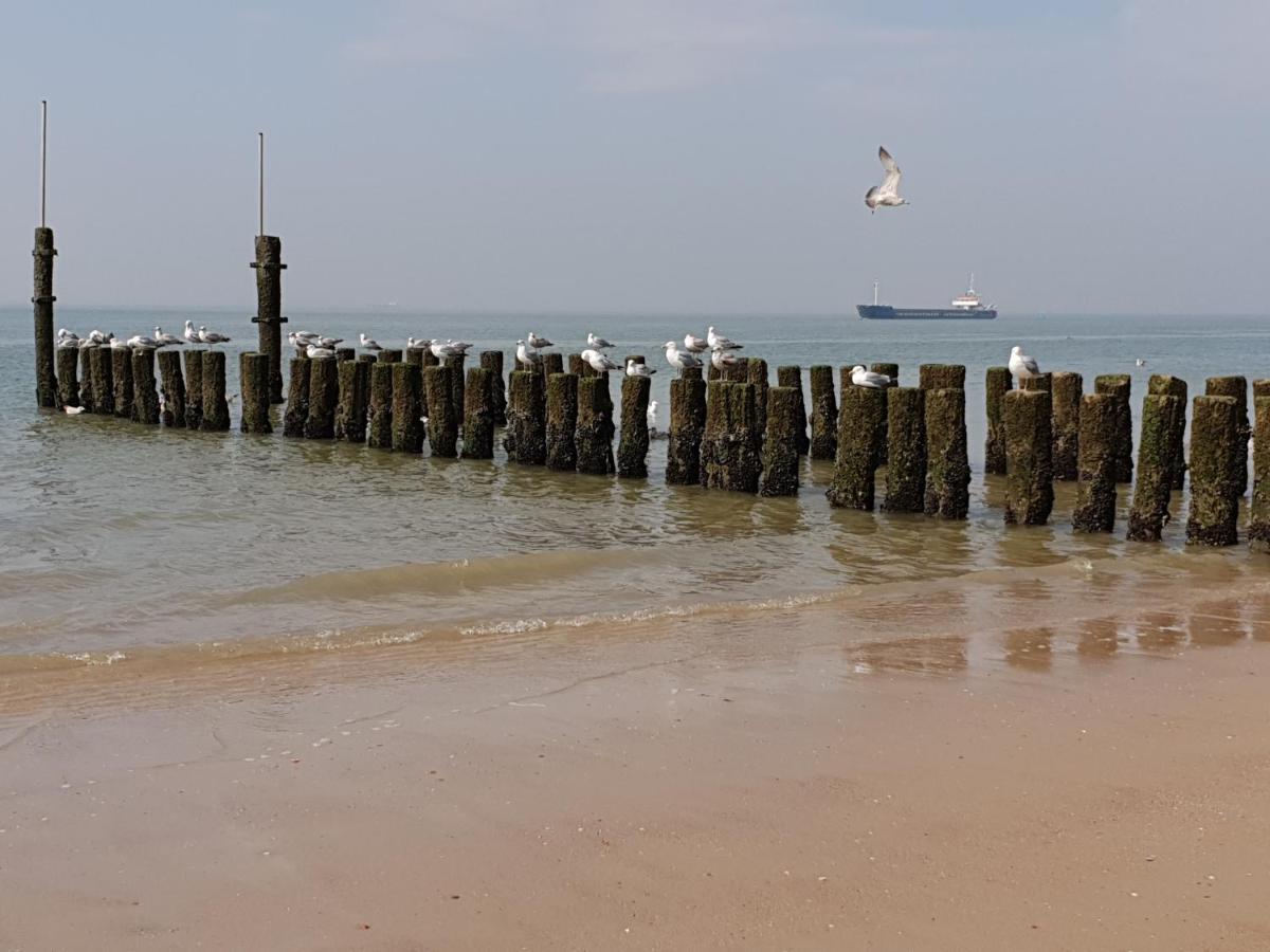 Rijksmonument Havenzicht, Met Zeezicht, Ligging Direct Aan Zee En Centrum Влисинген Екстериор снимка
