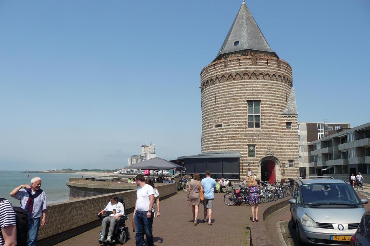 Rijksmonument Havenzicht, Met Zeezicht, Ligging Direct Aan Zee En Centrum Влисинген Екстериор снимка