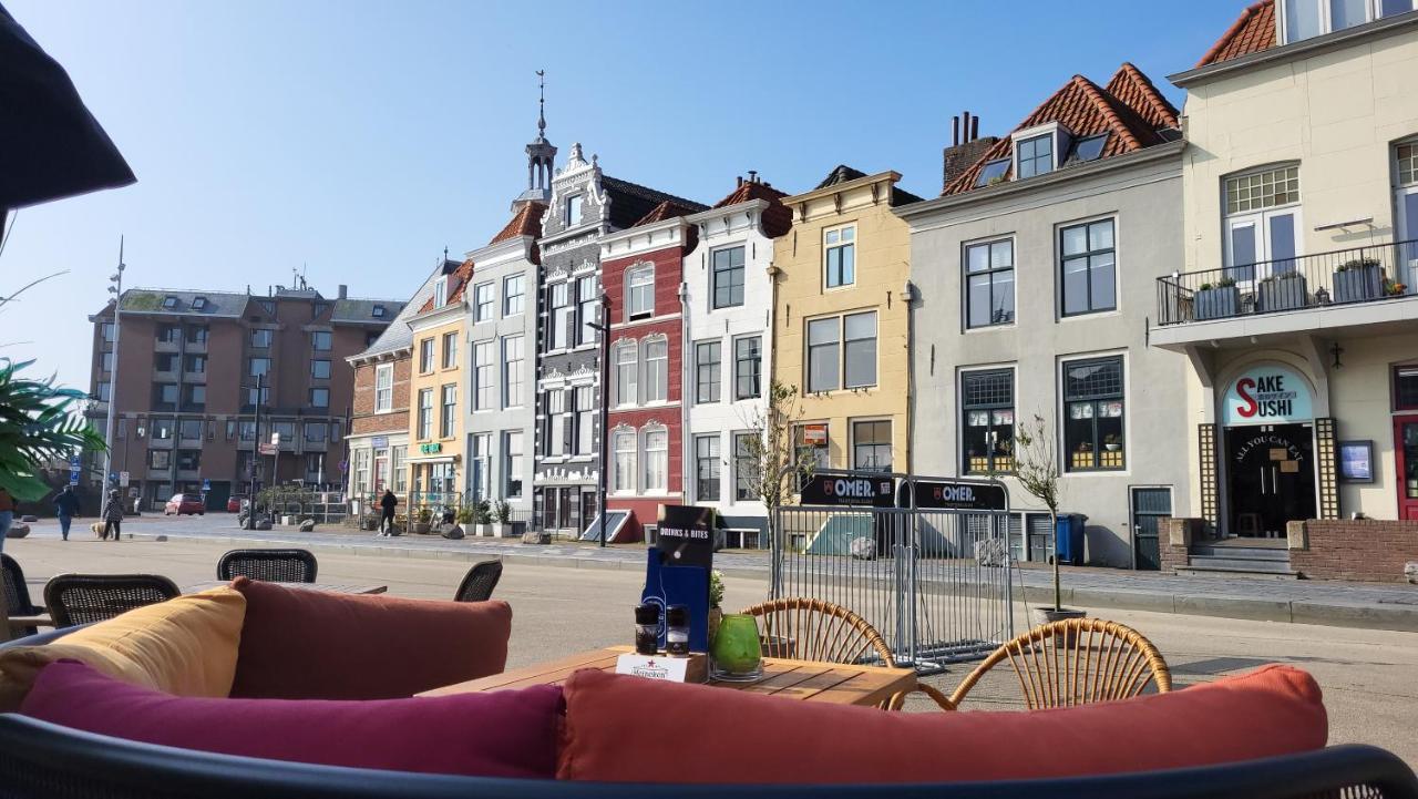 Rijksmonument Havenzicht, Met Zeezicht, Ligging Direct Aan Zee En Centrum Влисинген Екстериор снимка